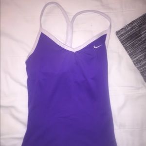 Nike Workout Shirt (Purple) Size XS